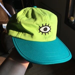 *SOLD* WokeFace Artist Unisex Green & Blue Cap